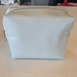 Chic Light Gray Cosmetic Bag